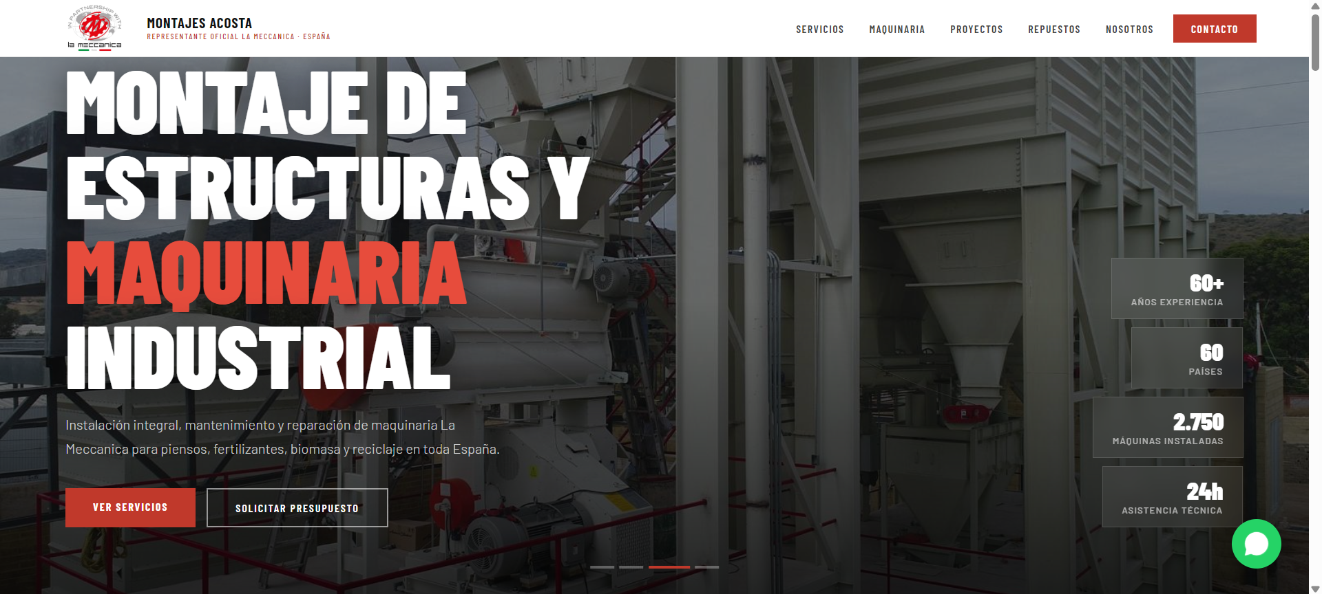 Web Corporativa — Montajes Acosta